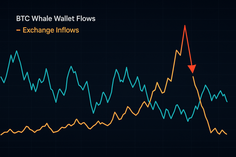Bitcoin whales signal market top with wallet flows rising to exchanges