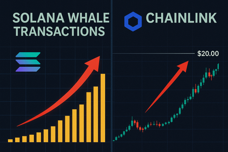Solana whale moves $320M; Chainlink eyes $20 level in altcoin market surge