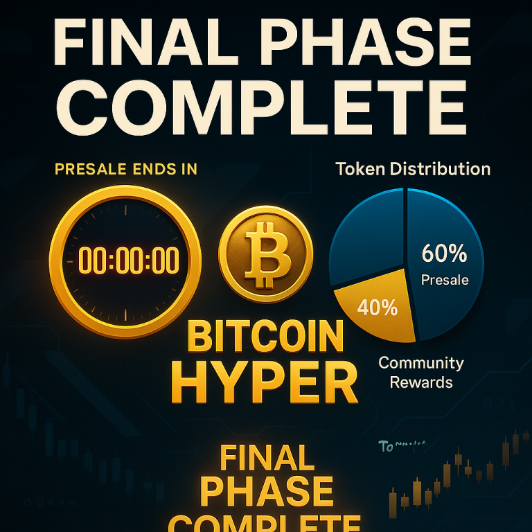 Bitcoin Hyper presale closes in final phase with strong investor participation